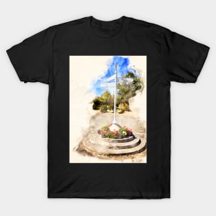 Kingswood Signpost Watercolour T-Shirt